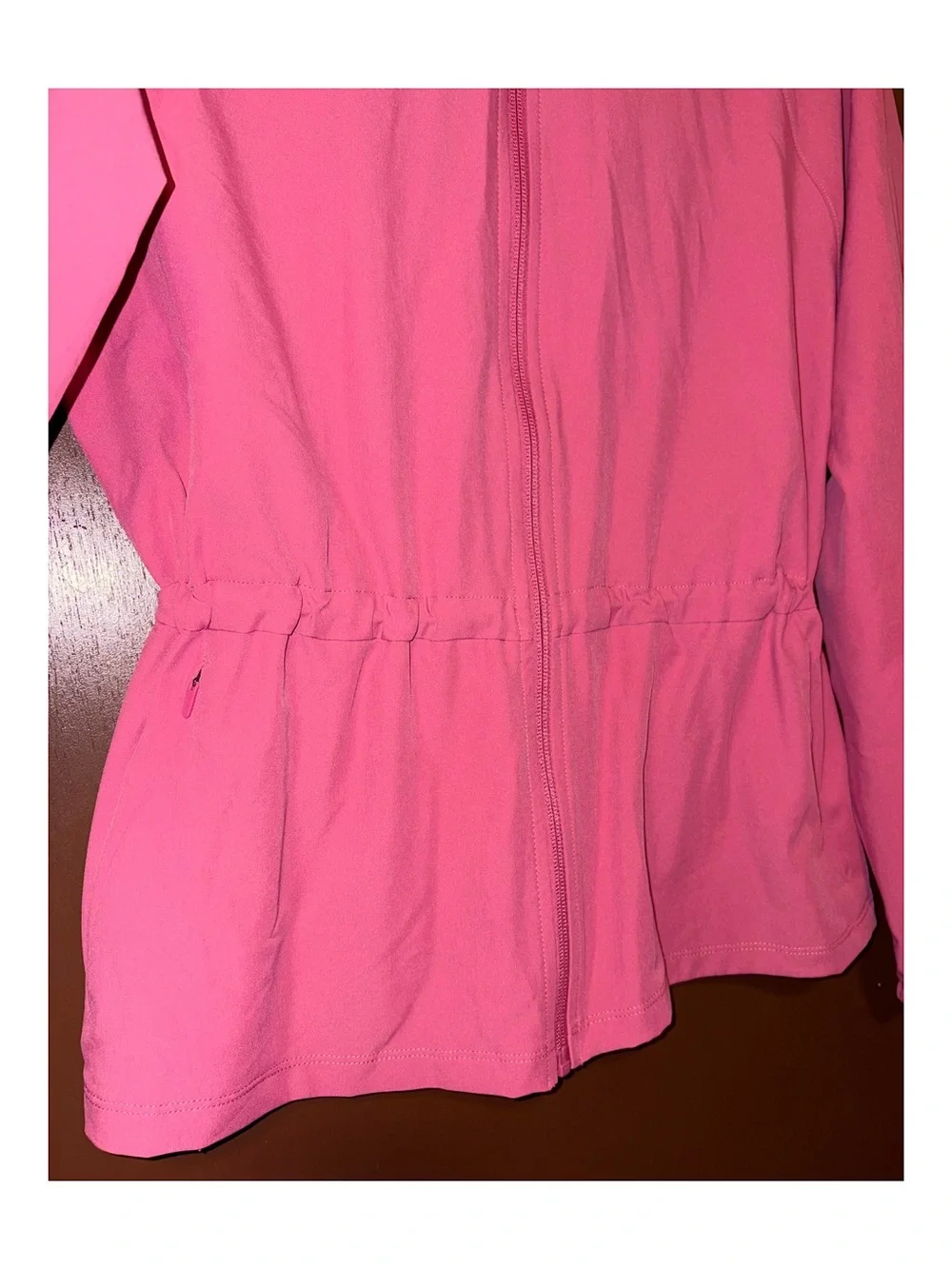 All in Motion Woven Peplum Jacket (Berry Pink - Extra Small)
